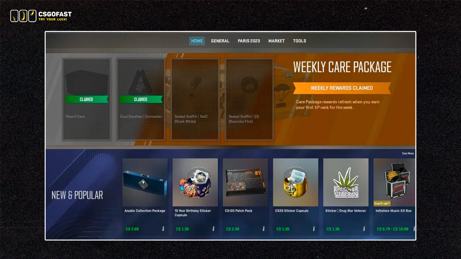 The Weekly Care Package: Valve's Official Free Drops