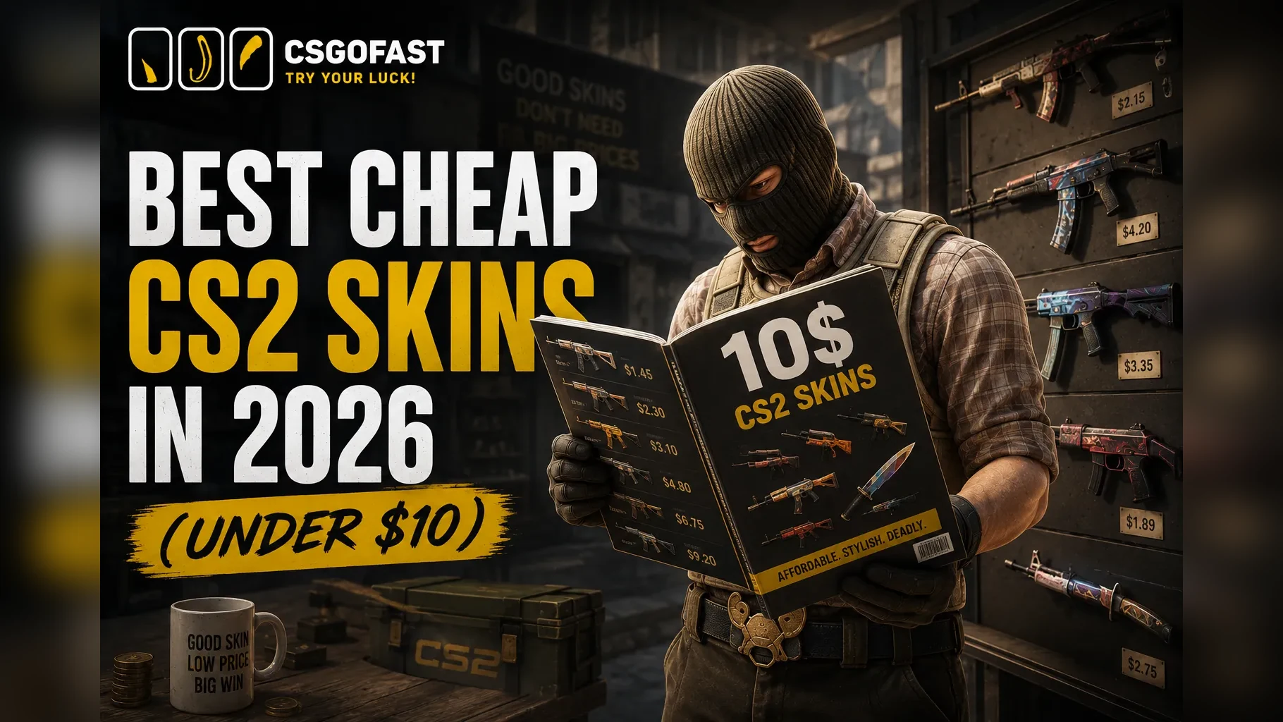 Best Cheap CS2 Skins in 2026 (Under $10)